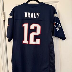 Brady 12 Patriots Football Jersey
